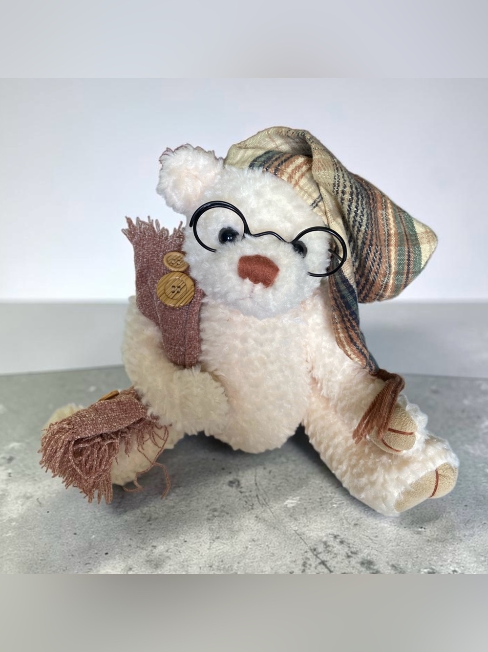 Nostalgic DanDee Collector’s Choice Adorable Bear Plushie 10” Like New